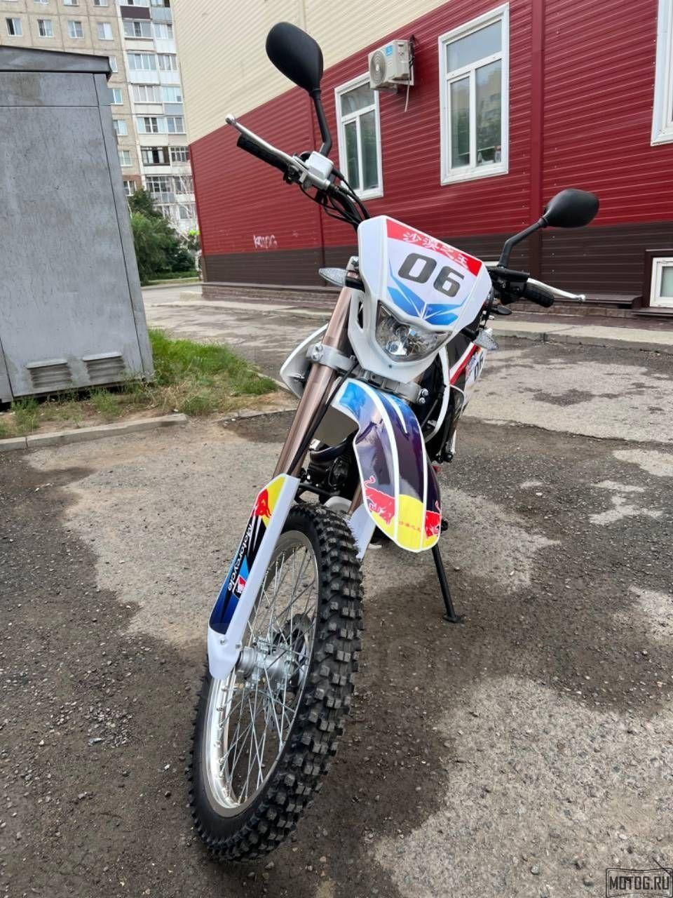 Купить эндуро мотоцикл Xinguizun 06 RedBull 250 Белый | Кроссовый мотоцикл с доставкой